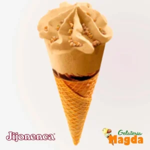 Jicono Turrón con Trocitos Helado en Cono